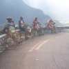 km 163 : d�but de la c�te de l'alpe d'huez, une pause de 5 mn est necessaire dans chaque �pingle ! 4350m de d�nivell� escalad�.