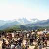 km 35 : ravitaillement du col de la croix de fer, 1500 m de d�nivell� escalad�